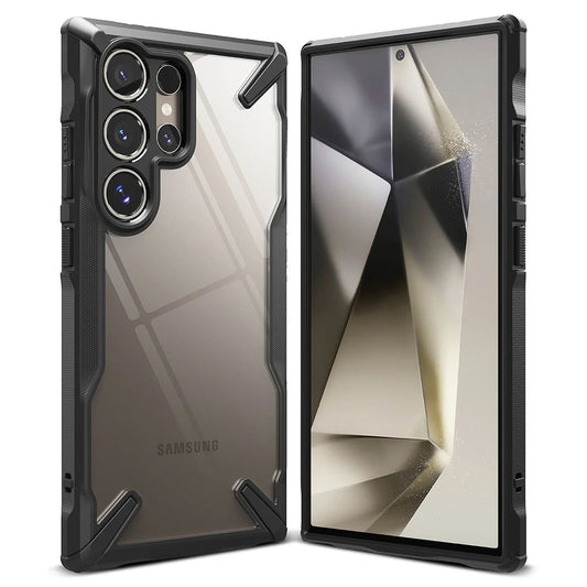 Custodia per Samsung Galaxy S24 Ultra S928, Ringke, Fusion X, Nera