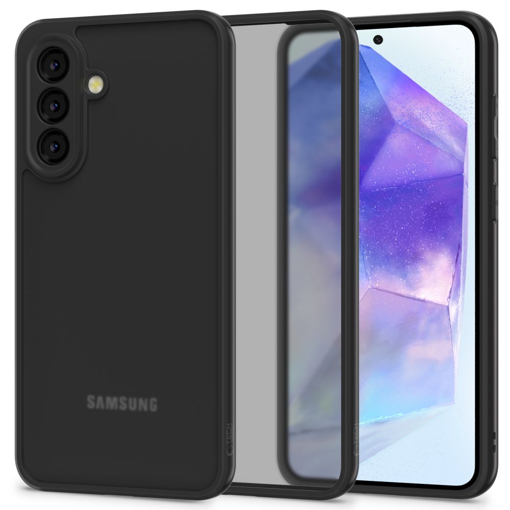 Custodia per Samsung Galaxy A56 A566, Tech-Protect, Magmat, Nera