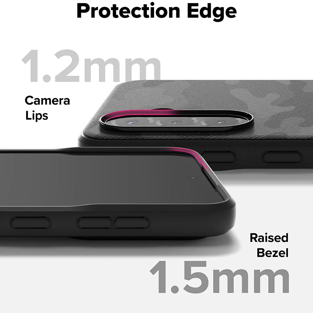 Custodia per Samsung Galaxy A56 A566 / A36 A366, Ringke, Onyx Camo, Nera