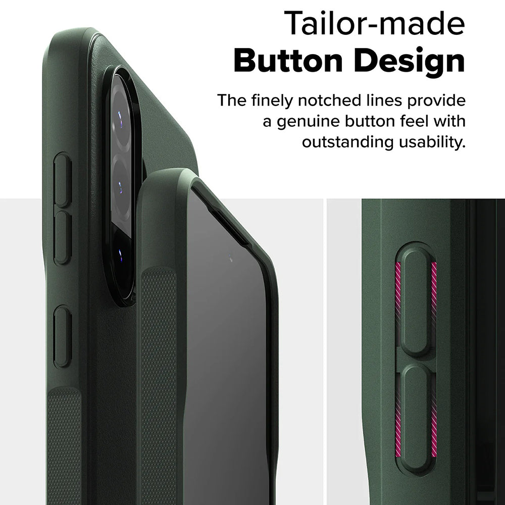 Custodia per Samsung Galaxy A56 A566 / A36 A366, Ringke, Onyx, Verde