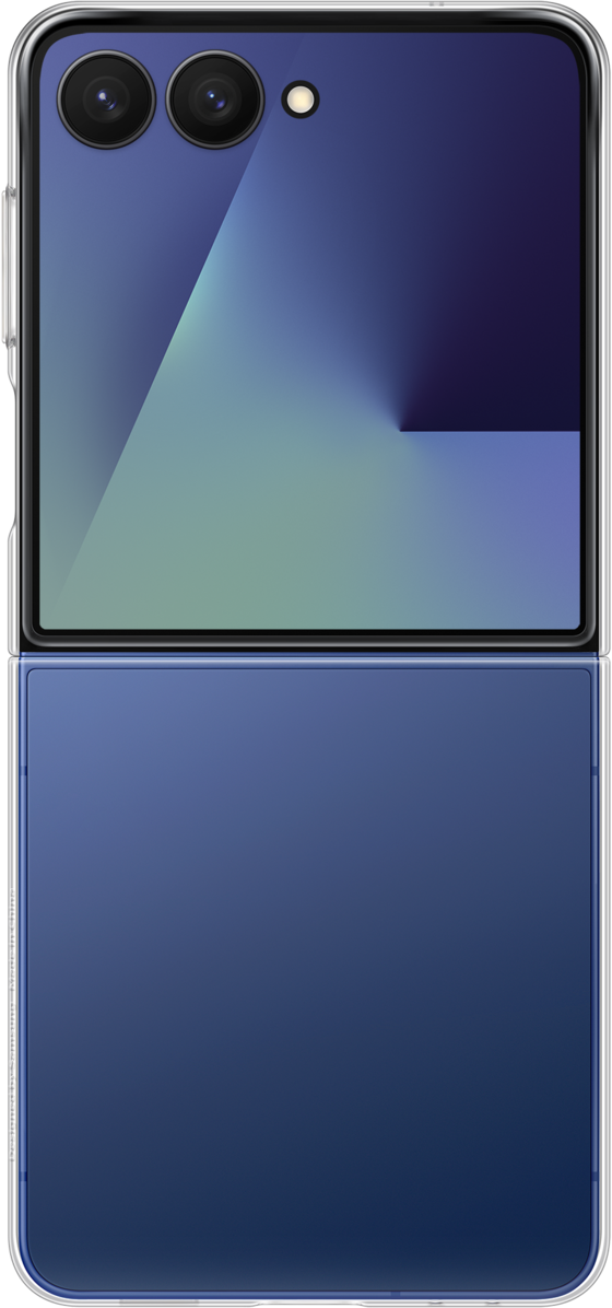 Custodia per Samsung Galaxy Z Flip7 F766, Clear Case, Trasparente EF-AF766CTEGWW