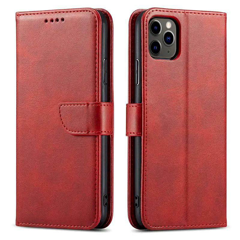 Custodia per Samsung Galaxy A17 5G, OEM, Marva Wallet, Rossa