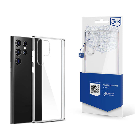 Custodia per Samsung Galaxy S24 Ultra S928, 3MK, chiara, trasparente