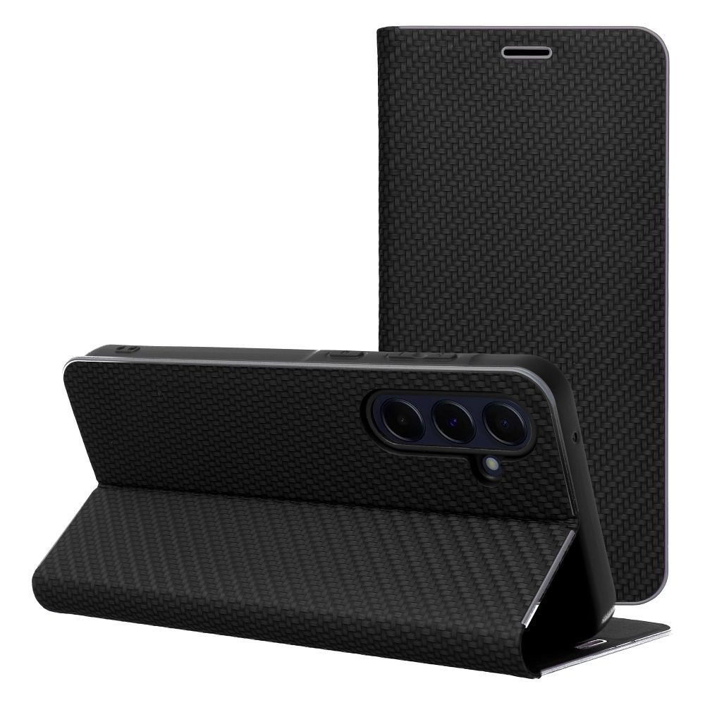 Custodia per Samsung Galaxy S10 G973, OEM, Luna Carbon, Nera