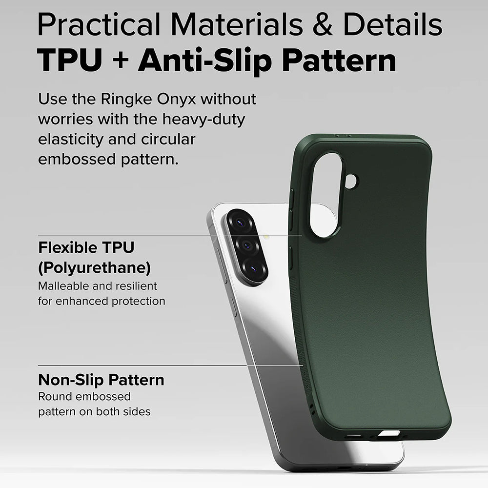 Custodia per Samsung Galaxy A56 A566 / A36 A366, Ringke, Onyx, Verde