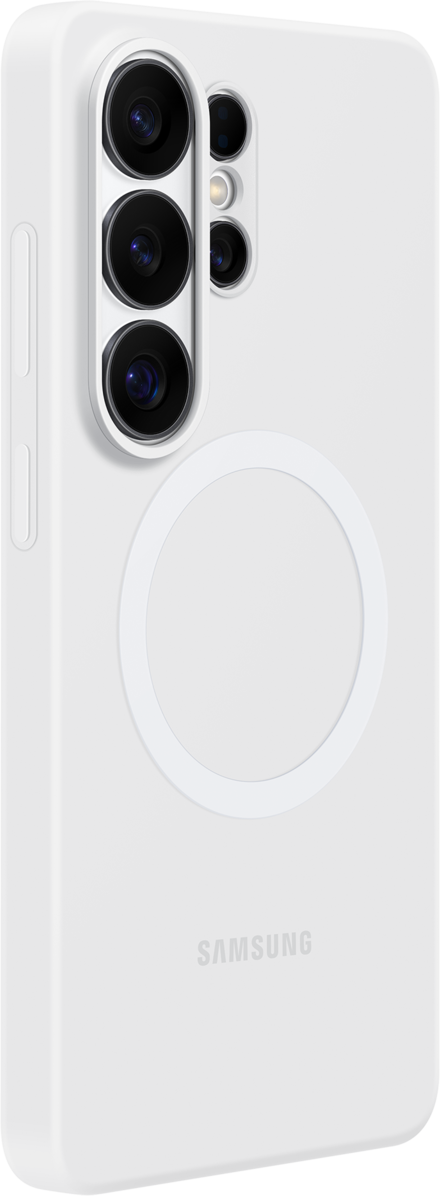 Custodia per Samsung Galaxy S26 Ultra S948, Silicone Magnet Case, Bianca EF-ES948CWEGWW