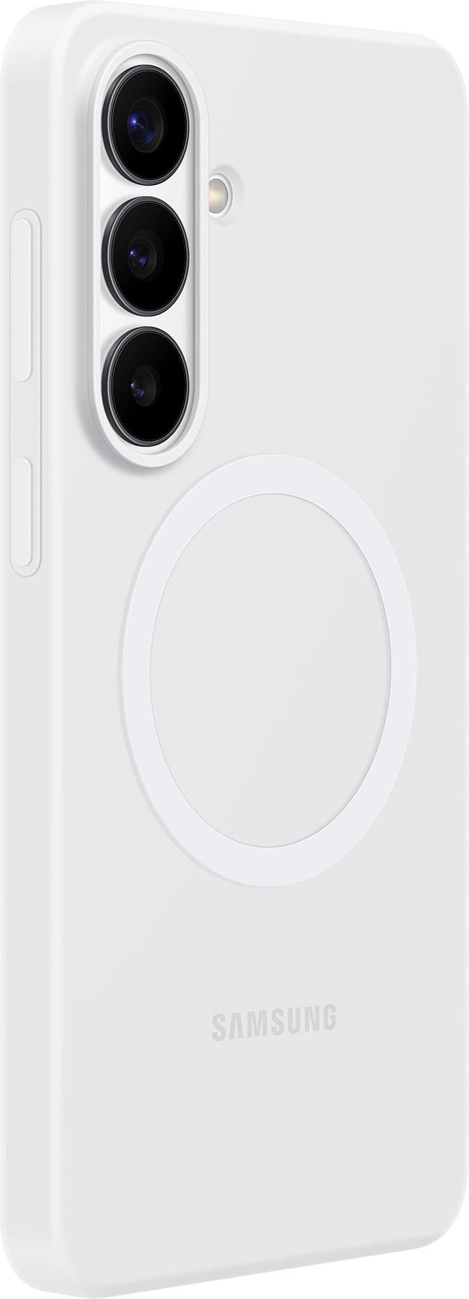 Custodia per Samsung Galaxy S26 Plus S947, Silicone Magnet Case, Bianca EF-ES947CWEGWW
