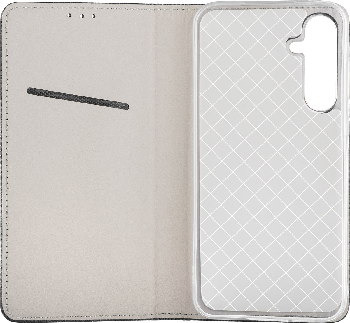 Custodia per Samsung Galaxy A71 A715, OEM, Smart Magnet, Nera