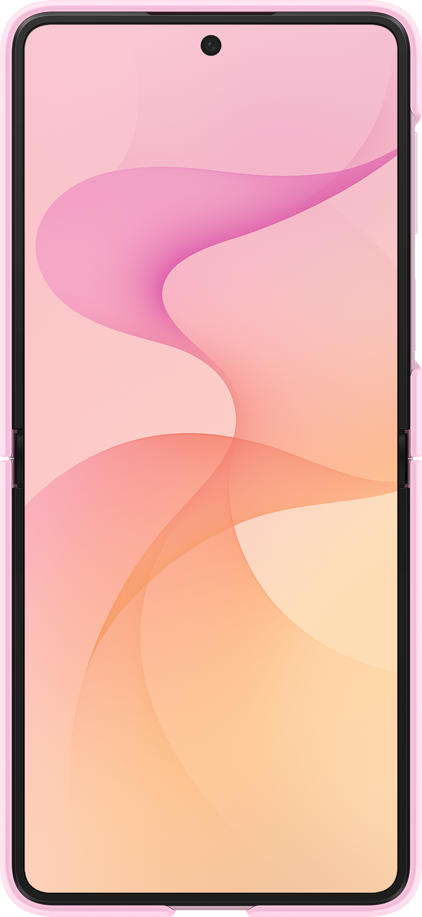 Custodia per Samsung Galaxy Z Flip8 F776, Silicone Ring Magnet, Rosa EF-EF776CVEGWW