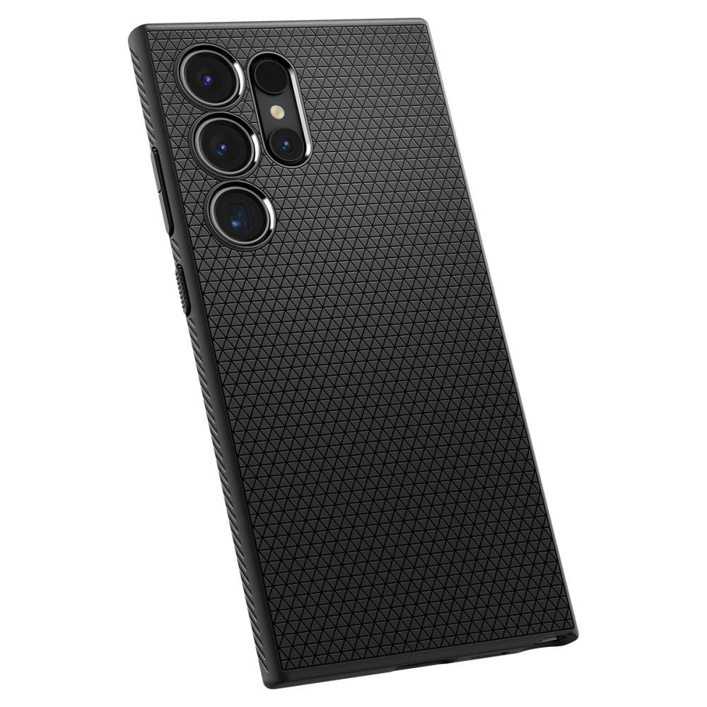 Custodia per Samsung Galaxy S24 Ultra S928, Spigen, Liquid Air, Nera ACS07287