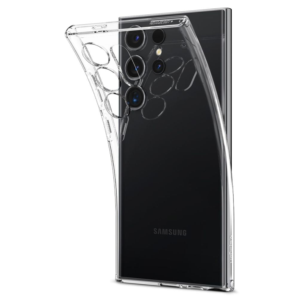 Custodia per Samsung Galaxy S24 Ultra S928, Spigen, a cristalli liquidi, trasparente ACS07283