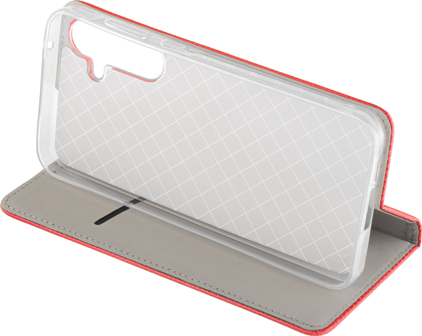 Custodia per Samsung Galaxy A26 A266, OEM, Smart Magnet, Rossa