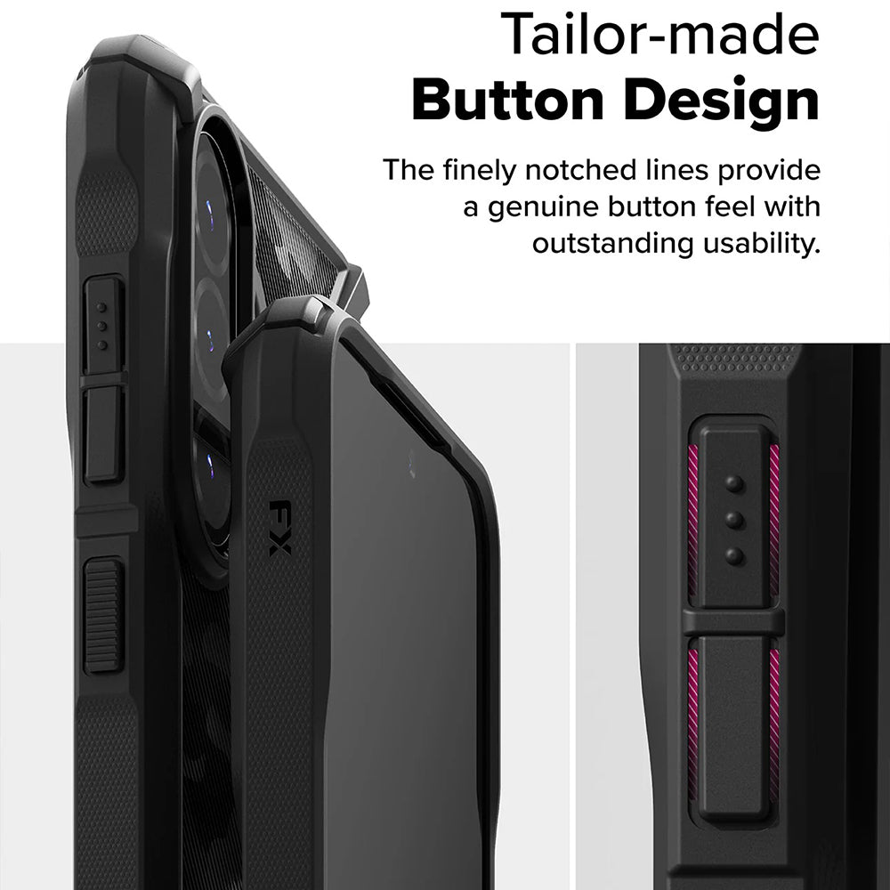 Custodia per Samsung Galaxy A56 A566 / A36 A366, Ringke, Fusion X Camo, Nera