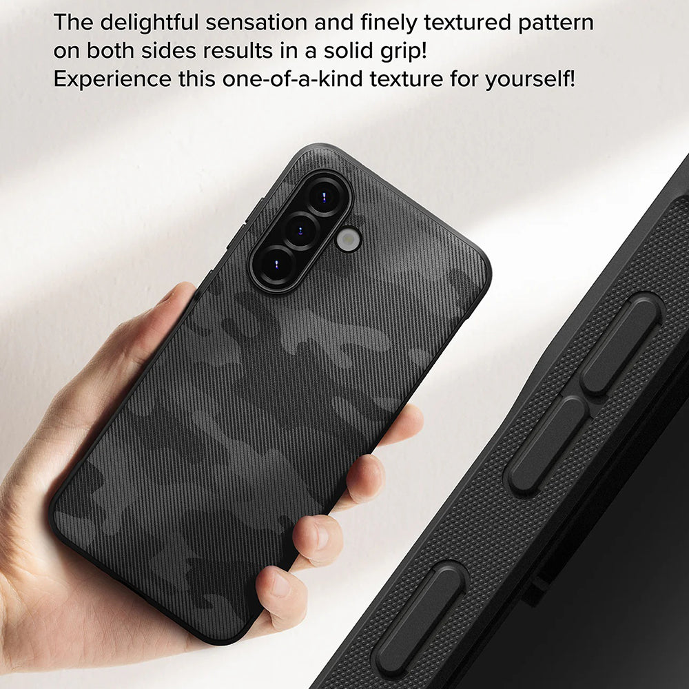 Custodia per Samsung Galaxy A56 A566 / A36 A366, Ringke, Onyx Camo, Nera
