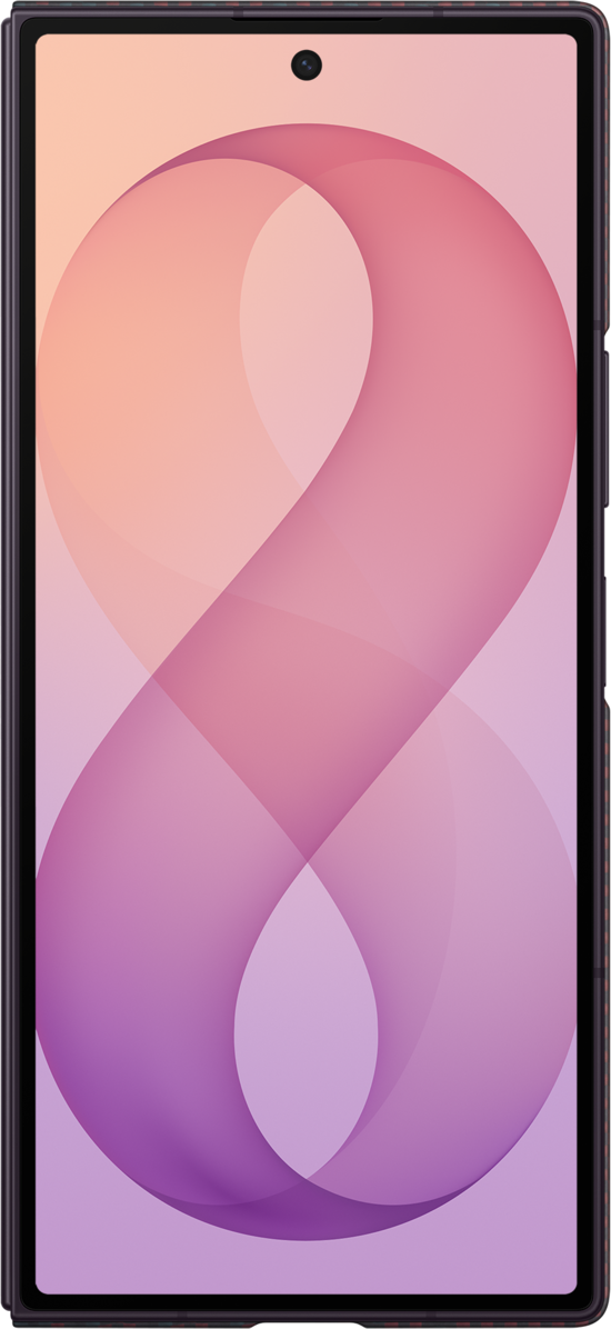Custodia per Samsung Galaxy Z Fold8 Ultra F976, Carbon Magnet Case, Rossa EF-KF976SREGWW