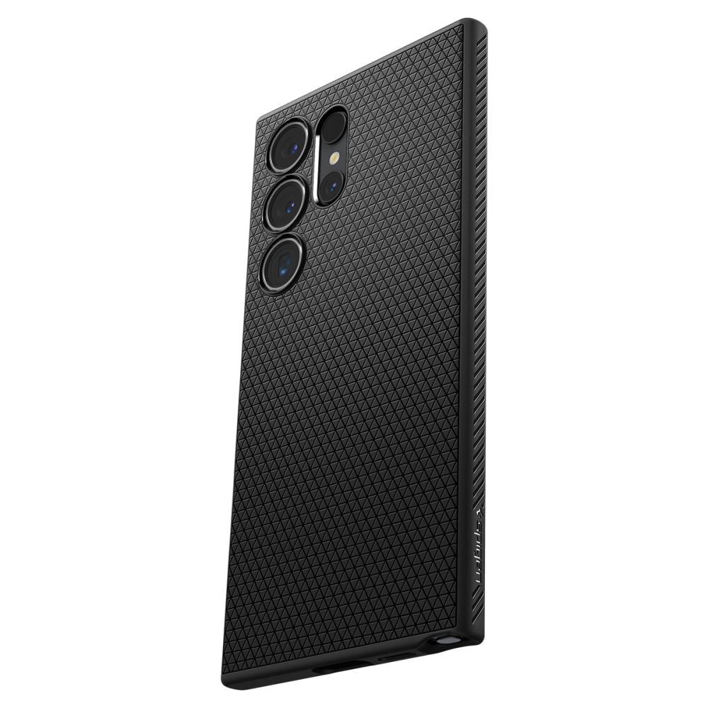 Custodia per Samsung Galaxy S24 Ultra S928, Spigen, Liquid Air, Nera ACS07287