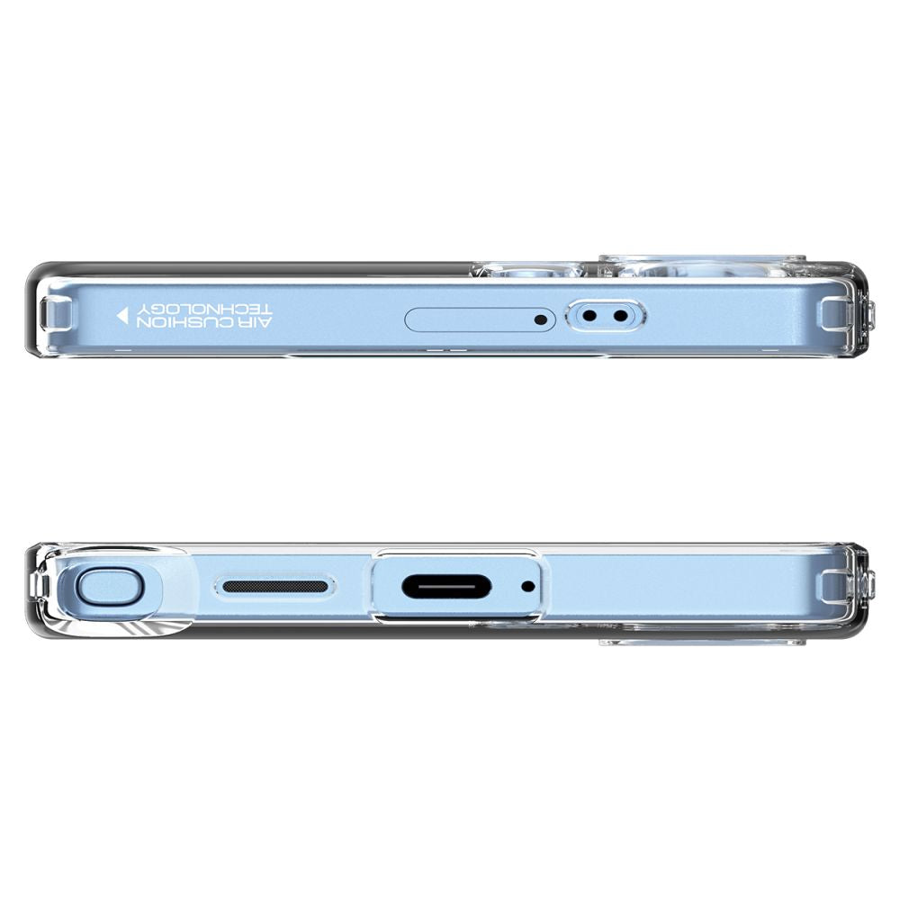 Custodia per Samsung Galaxy S25 Ultra S938, Spigen, Liquid Crystal, Trasparente ACS08948