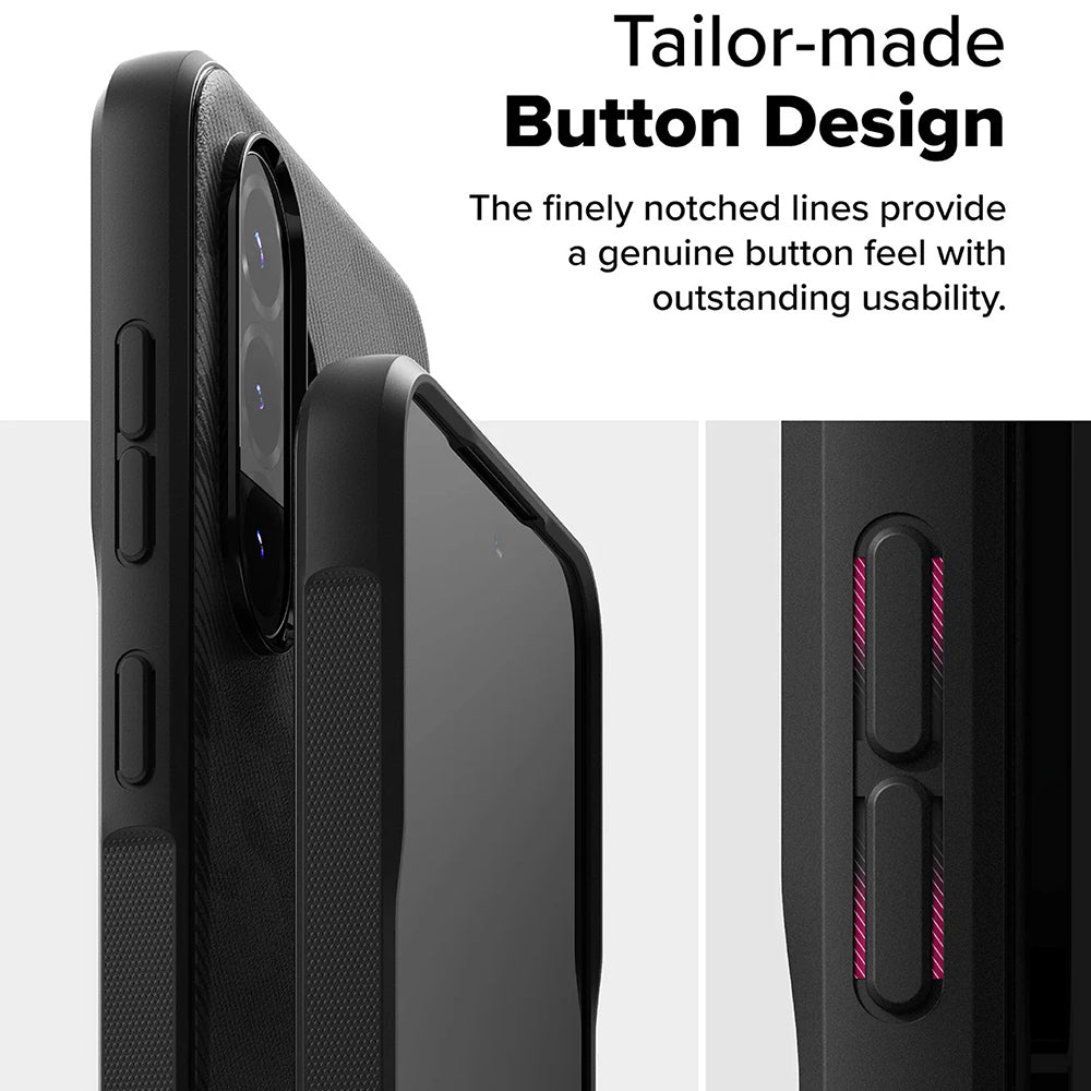Custodia per Samsung Galaxy A56 A566 / A36 A366, Ringke, Onyx Camo, Nera