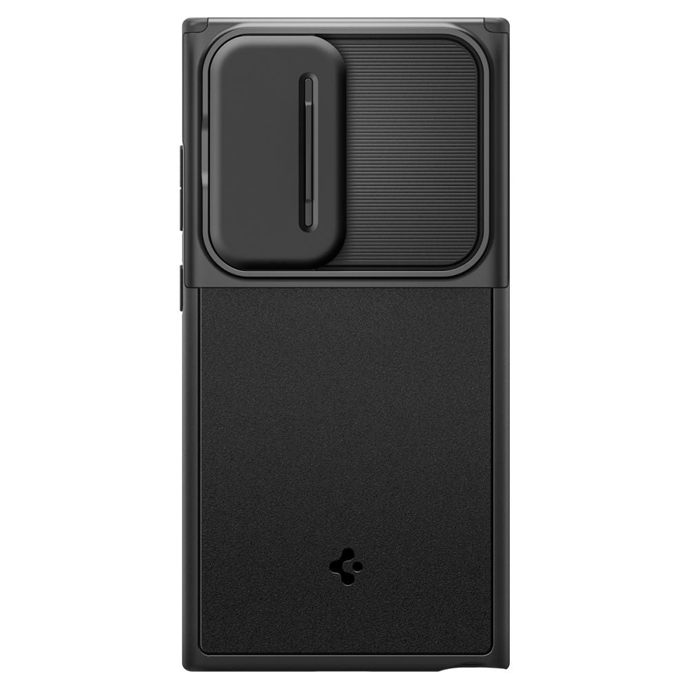 Custodia per Samsung Galaxy S24 Ultra S928, Spigen, OPTIK ARMOR, Nera ACS07313