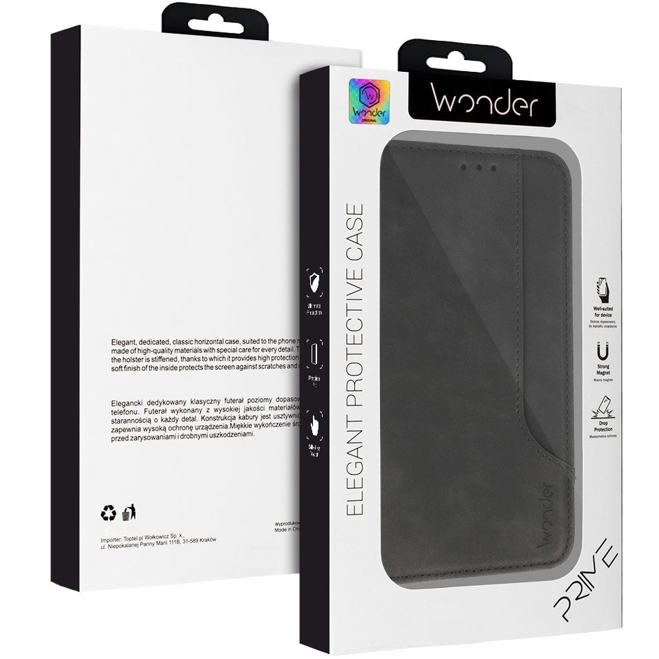 Custodia per Samsung Galaxy A15 5G A156, Wonder, Prime, Nera