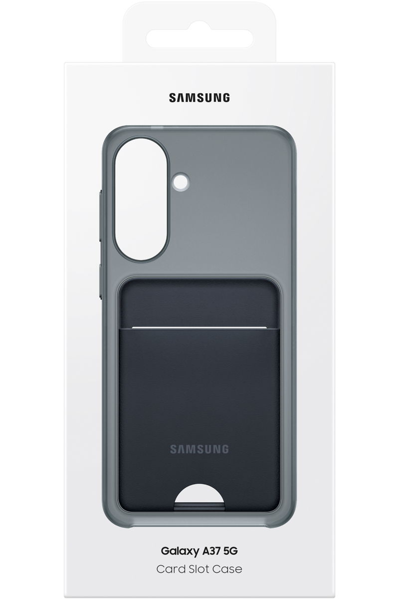 Custodia per Samsung Galaxy A37 5G, Card Slot Case, Grigio EF-OA376TJEGWW