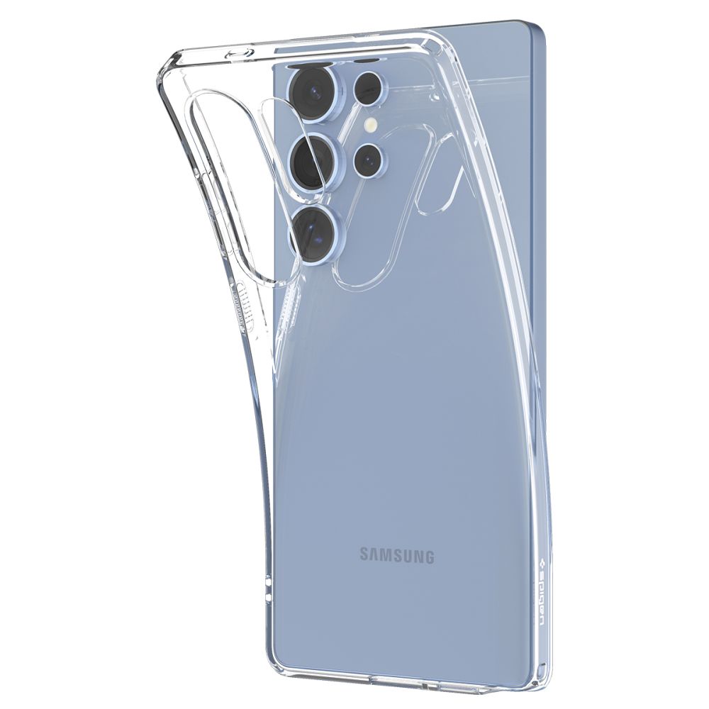 Custodia per Samsung Galaxy S25 Ultra S938, Spigen, Liquid Crystal, Trasparente ACS08948