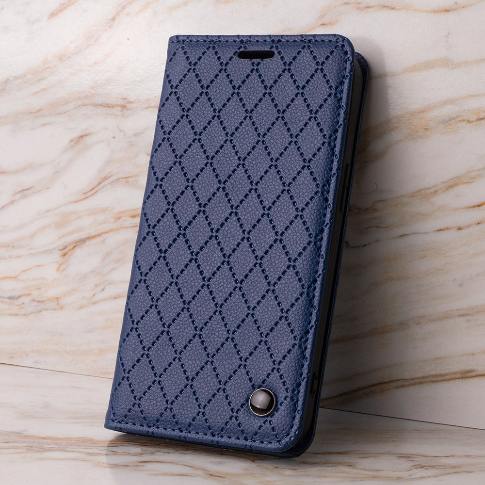Custodia per Samsung Galaxy A56 A566, OEM, Smart Caro, Blu Navy
