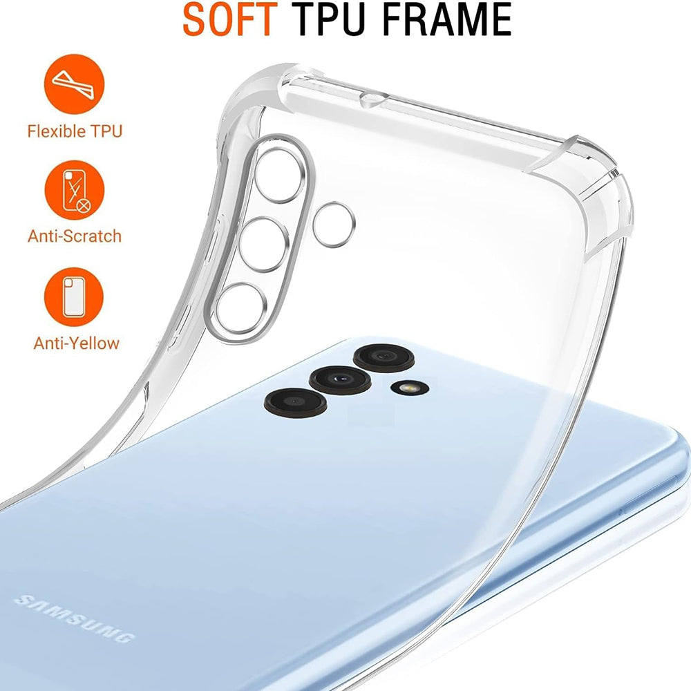 Custodia per Samsung Galaxy A04s A047 / A13 5G A136, Techsuit, Shockproof Clear, Trasparente