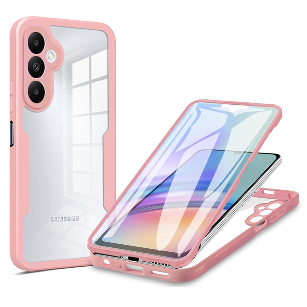 Custodia per Samsung Galaxy A05s A057, Techsuit, ColorVerse 360, Rosa