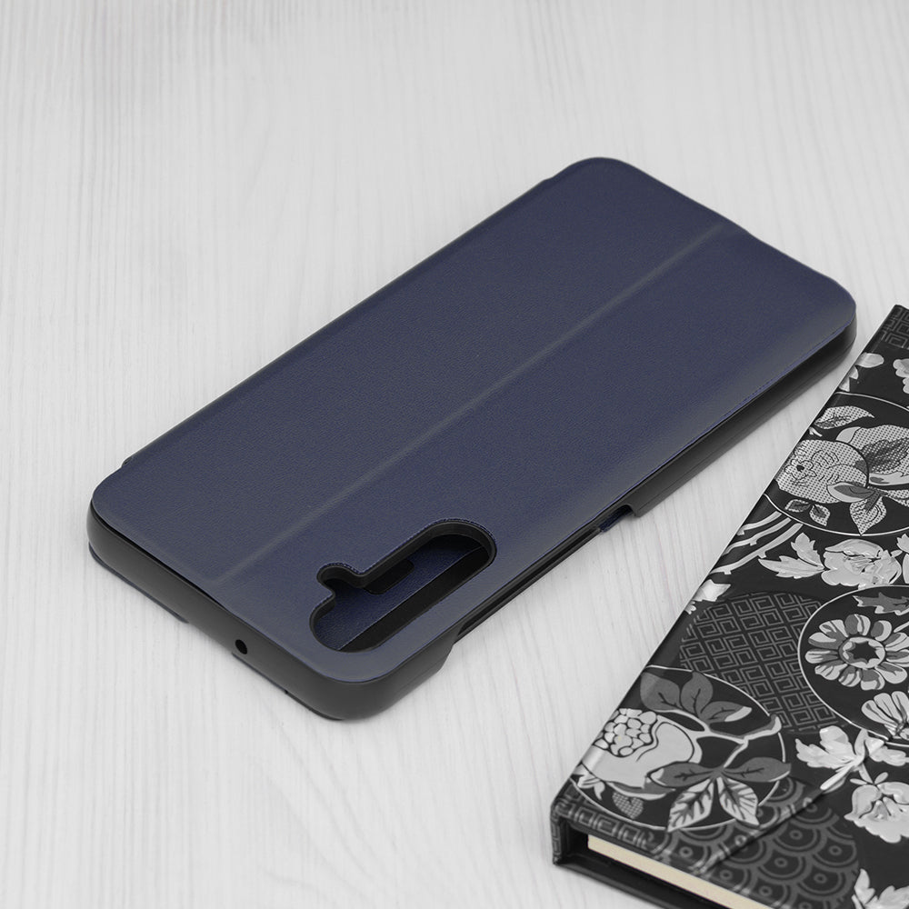 Custodia per Samsung Galaxy A05s A057, Techsuit, eFold, Blu Scuro
