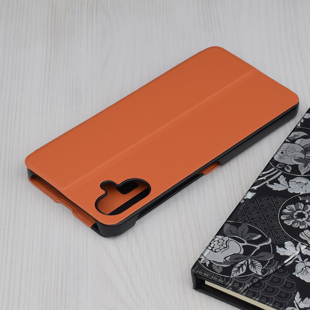 Custodia per Samsung Galaxy A06 A065, Techsuit, eFold, Arancione