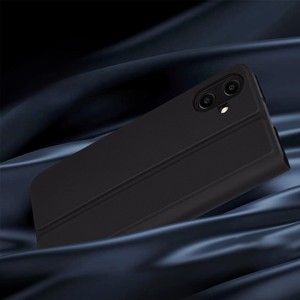 Custodia per Samsung Galaxy A06 A065, Techsuit, Magskin Book, Nera