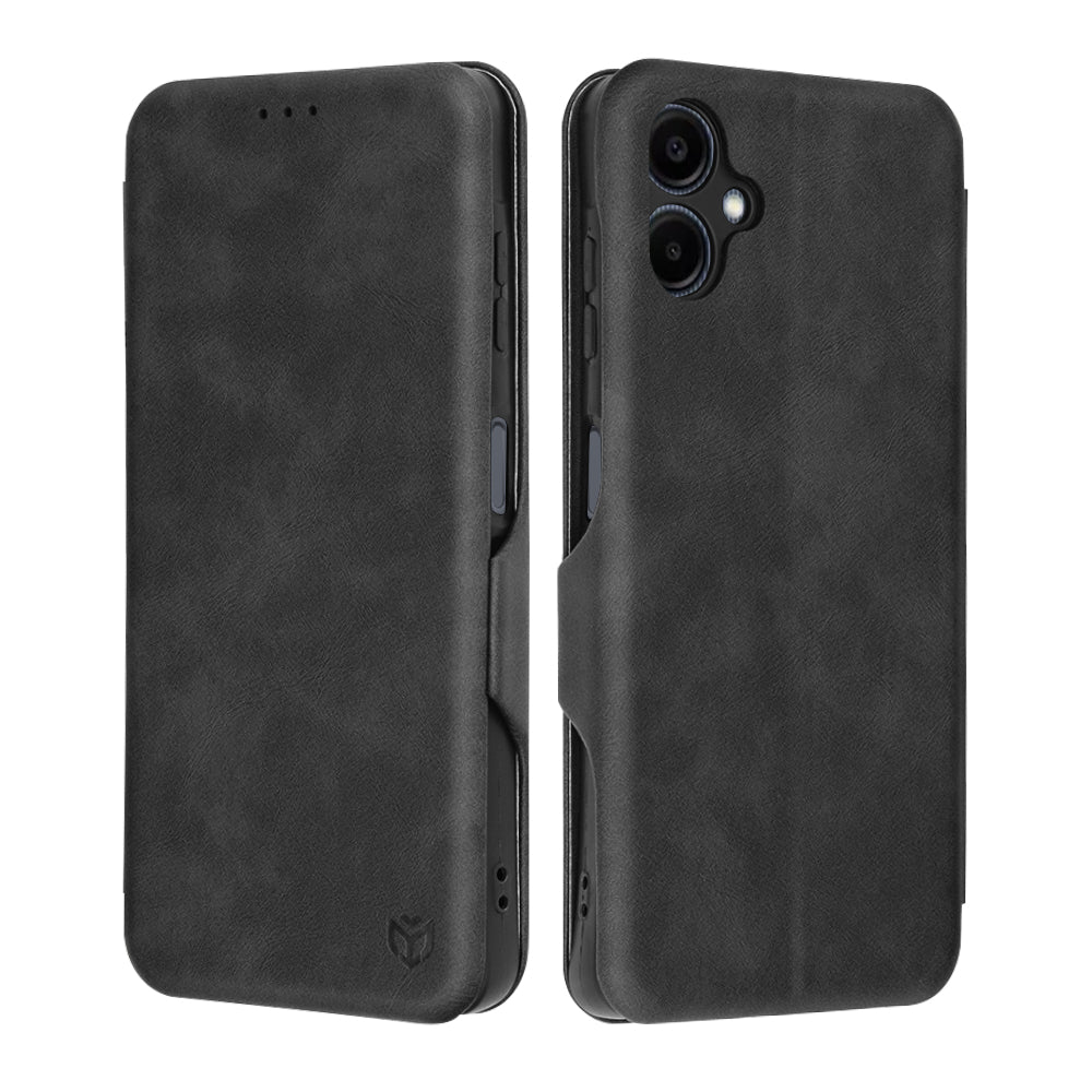 Custodia per Samsung Galaxy A06 A065, Techsuit, Safe Wallet Plus, Nera