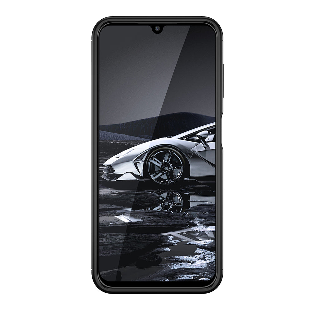 Custodia per Samsung Galaxy A14 A145 / A14 5G A146, Techsuit, CarbonFiber, Nera