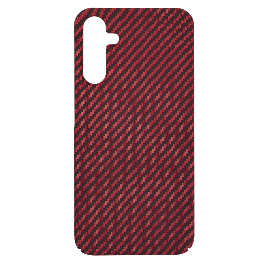 Custodia per Samsung Galaxy A15 5G A156 / A15 A155, Techsuit, Carbonite FiberShell, Rossa