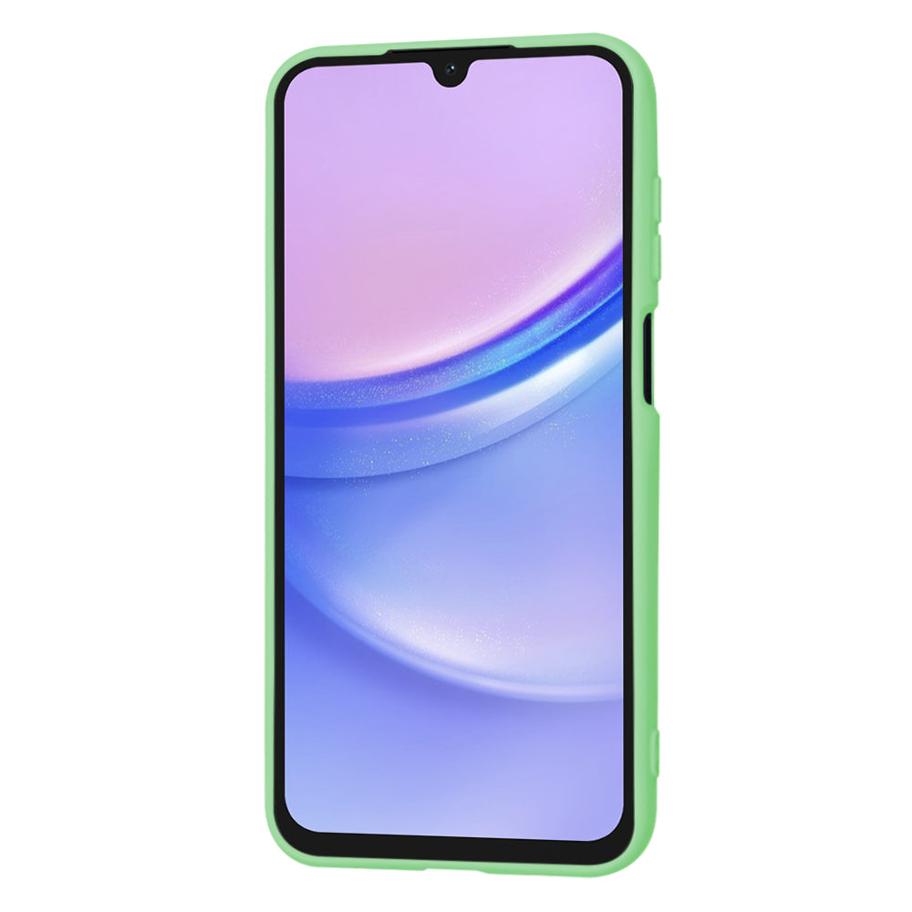 Custodia per Samsung Galaxy A15 5G A156 / A15 A155, Techsuit, SoftFlex, Verde Chiaro