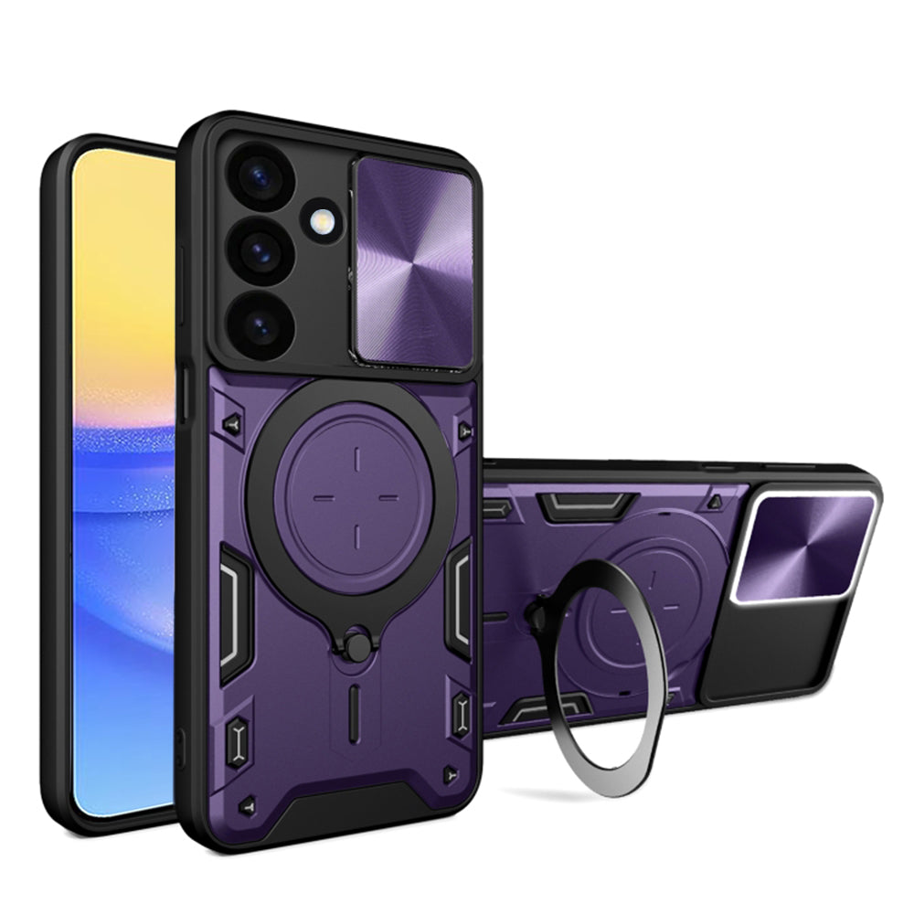 Custodia per Samsung Galaxy A16 5G A166 / A16 4G A165, Techsuit, CamGuard Pro, Viola