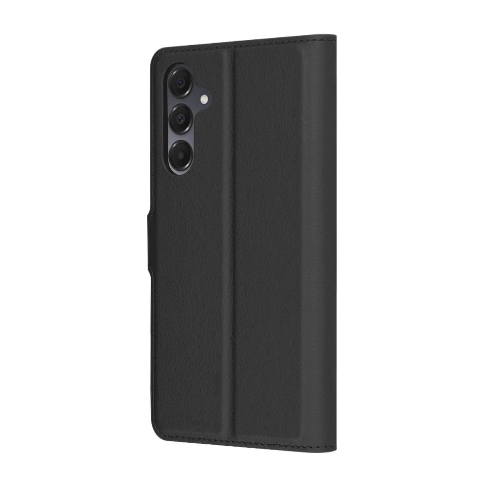 Custodia per Samsung Galaxy A16 5G A166 / A16 4G A165, Techsuit, Leather Folio, Nera