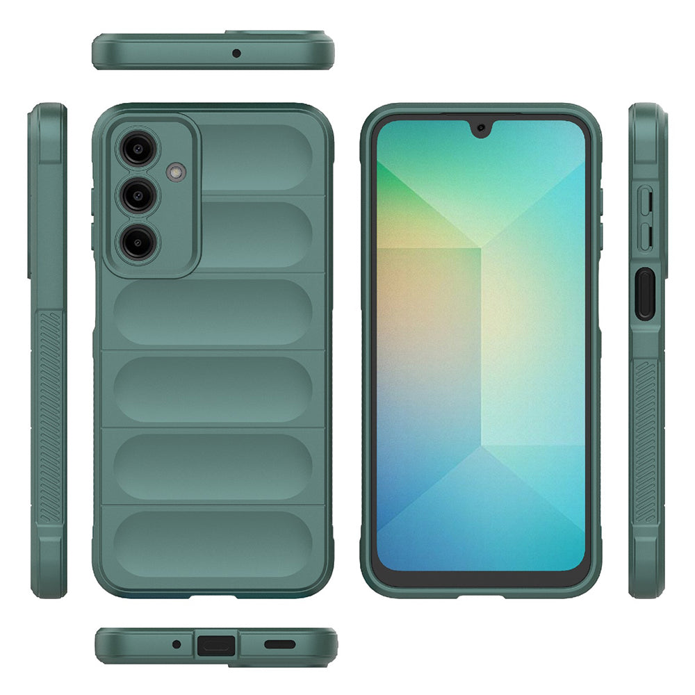 Custodia per Samsung Galaxy A16 5G A166 / A16 4G A165, Techsuit, Magic Shield, Verde