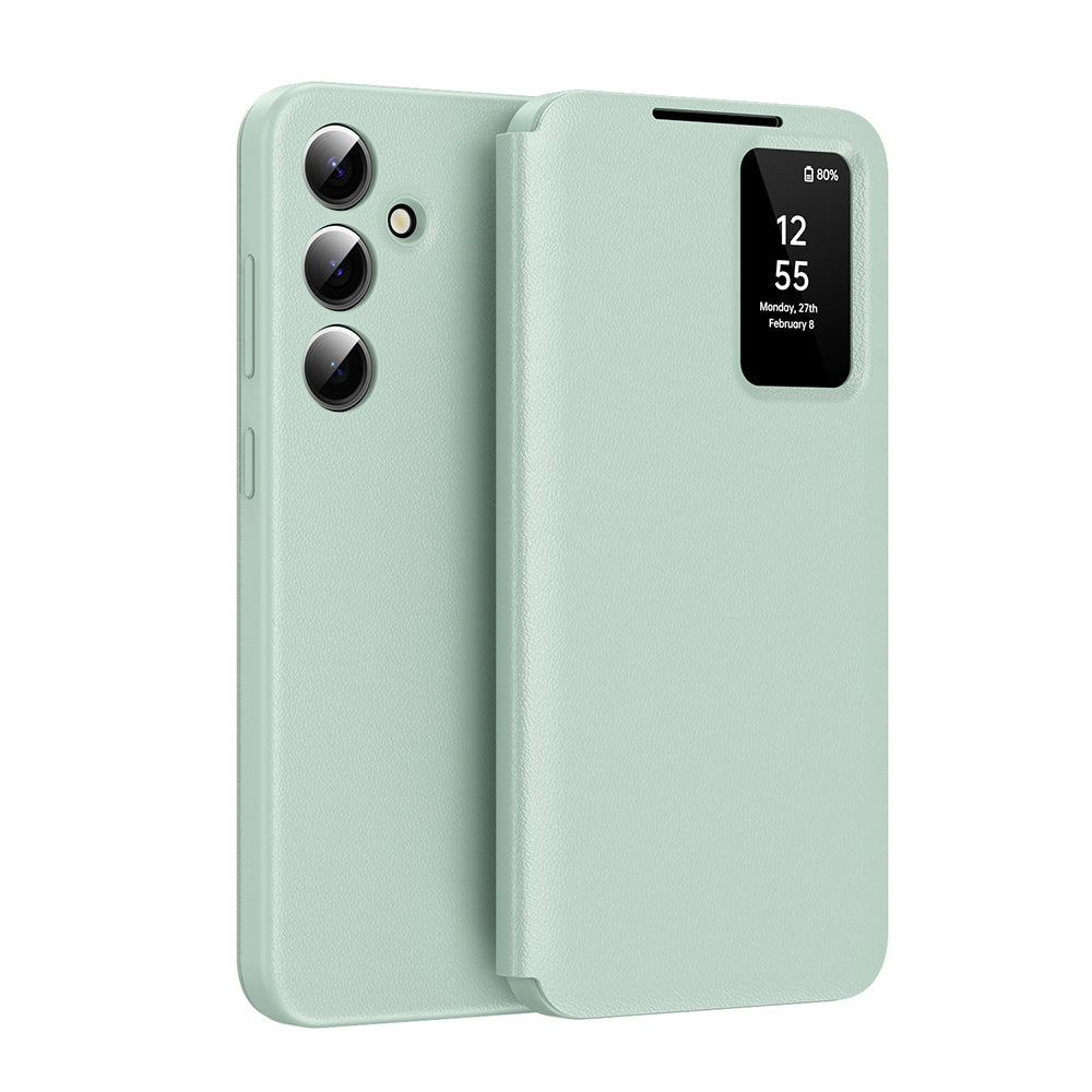 Custodia per Samsung Galaxy A16 5G A166 / A16 4G A165, Techsuit, SmartView, Verde