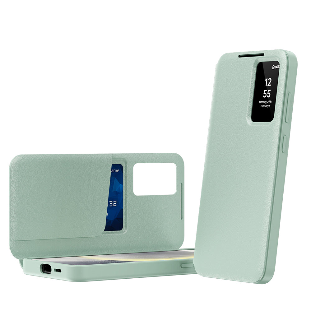 Custodia per Samsung Galaxy A16 5G A166 / A16 4G A165, Techsuit, SmartView, Verde