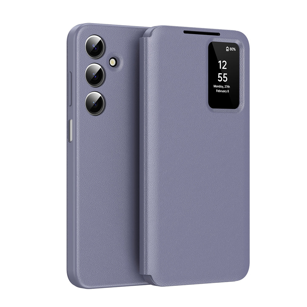 Custodia per Samsung Galaxy A18 5G A186 / A18 4G A185 / F17 / M17 / A17 4G A175, Techsuit, SmartView, Viola
