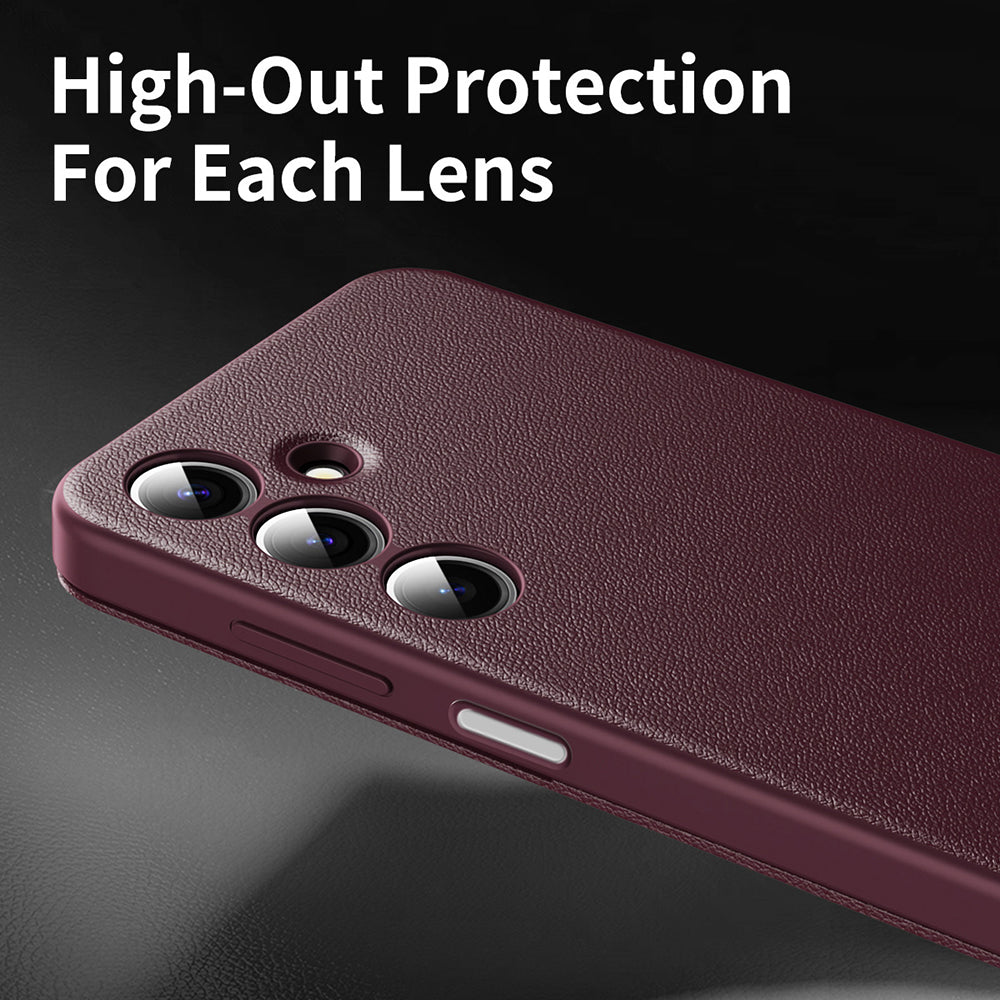 Custodia per Samsung Galaxy A18 5G A186 / A18 4G A185 / F17 / M17 / A17 4G A175, Techsuit, SmartView, Rossa