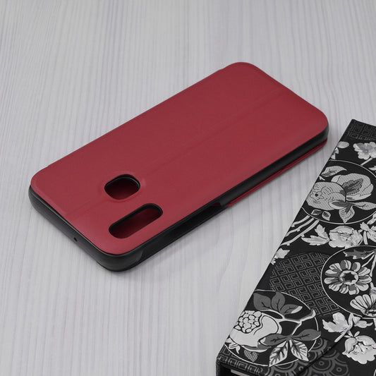 Custodia per Samsung Galaxy A20e A202, Techsuit, eFold, Rossa