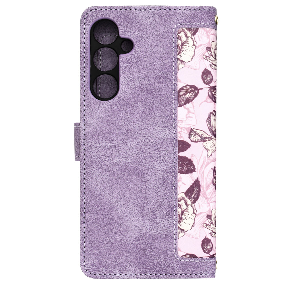Custodia per Samsung Galaxy A25 A256, Techsuit, FlipCraft, Viola