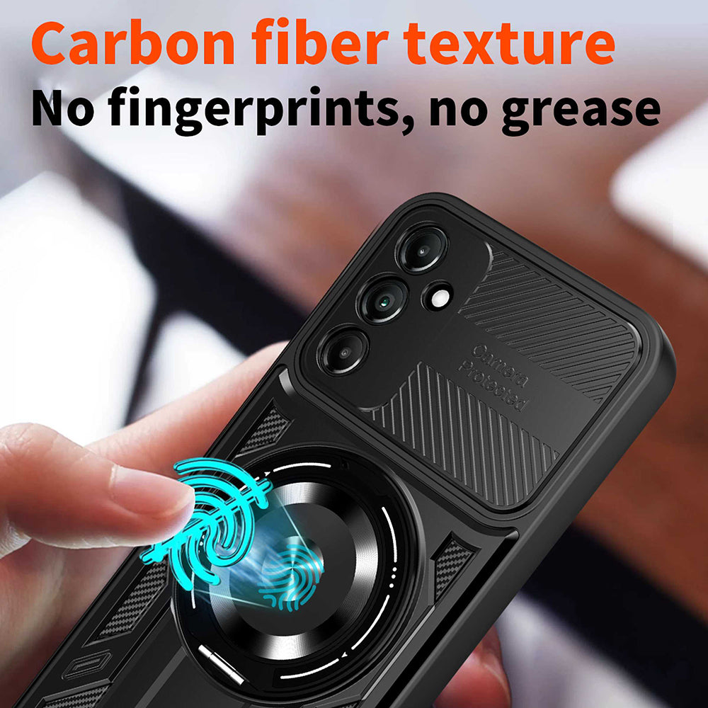 Custodia per Samsung Galaxy A26 A266, Techsuit, RuggedCam, Viola