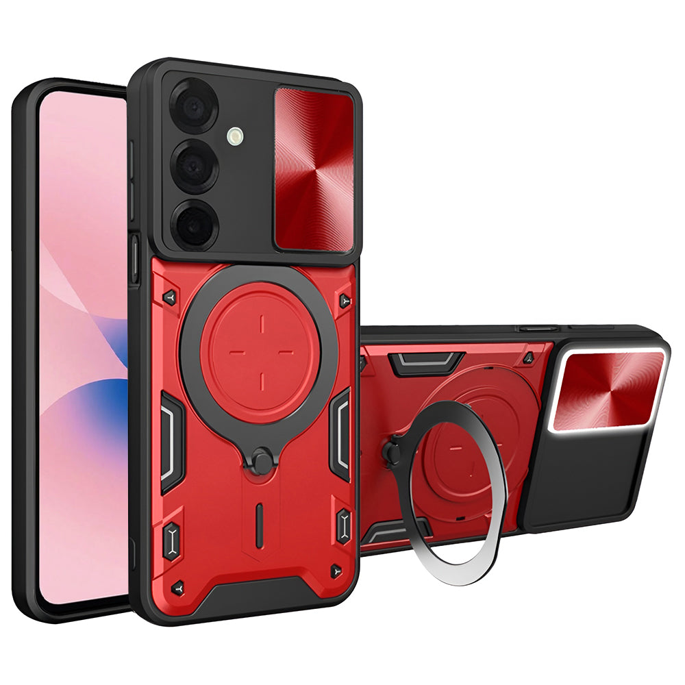 Custodia per Samsung Galaxy A27 5G, Techsuit, CamGuard Pro, Rossa