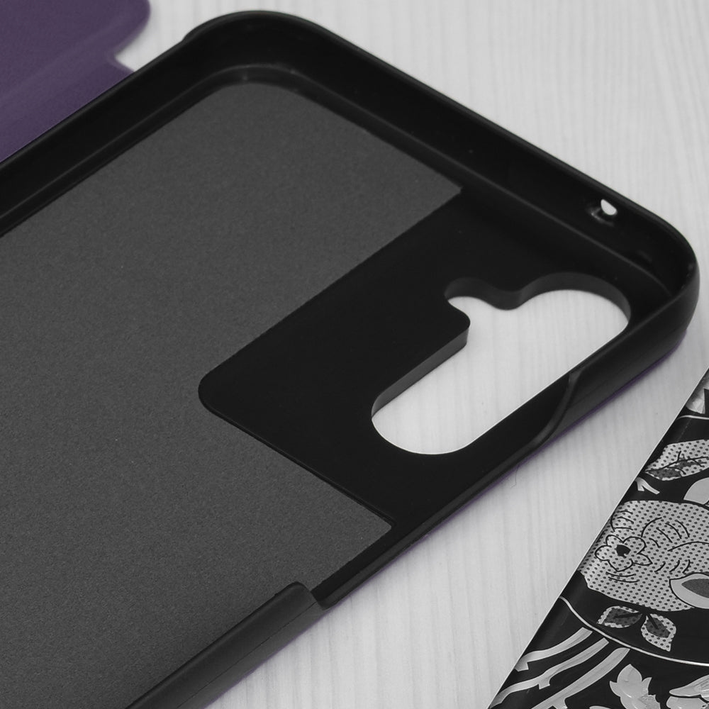Custodia per Samsung Galaxy A34 A346, Techsuit, eFold, Viola