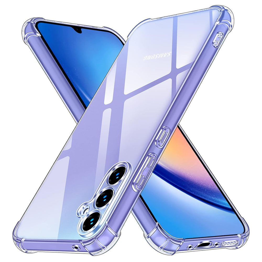 Custodia per Samsung Galaxy A34 A346, Techsuit, Shockproof Clear, Trasparente