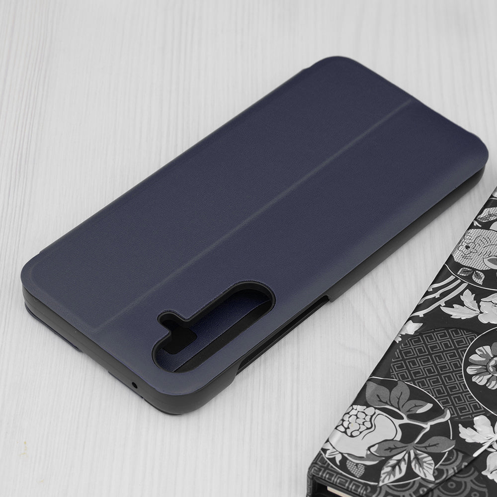 Custodia per Samsung Galaxy A35 5G A356, Techsuit, eFold, Blu Scuro